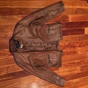 Banana Republic Brown Leather Jacket